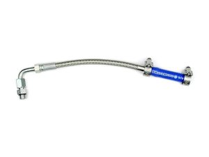 Ford F-350 Turbo Coolant Feed Line - Sinister Diesel - Stainless Steel Braided Line - `11-`14